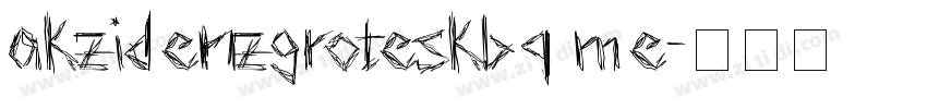akzidenzgroteskbq me字体转换